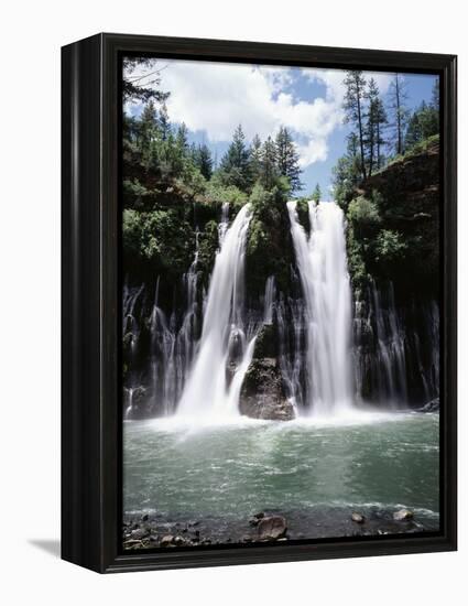 California, Mcarthur–Burney Falls Memorial State Park, Burney Falls-Christopher Talbot Frank-Framed Premier Image Canvas