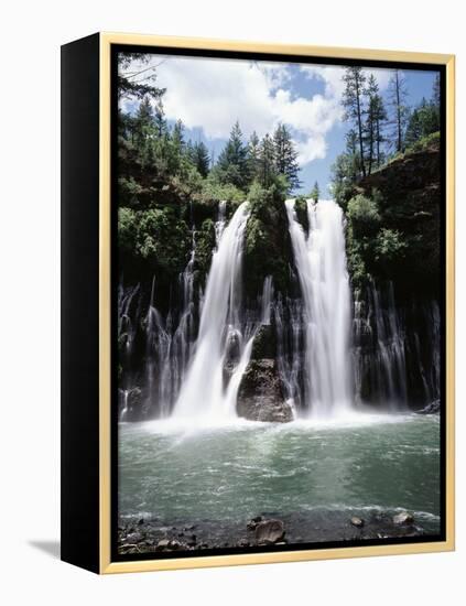 California, Mcarthur–Burney Falls Memorial State Park, Burney Falls-Christopher Talbot Frank-Framed Premier Image Canvas