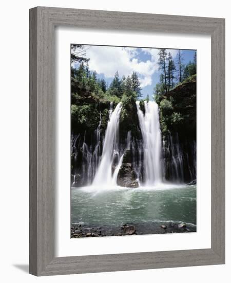 California, Mcarthur–Burney Falls Memorial State Park, Burney Falls-Christopher Talbot Frank-Framed Photographic Print