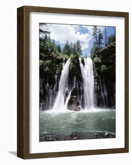 California, Mcarthur–Burney Falls Memorial State Park, Burney Falls-Christopher Talbot Frank-Framed Photographic Print