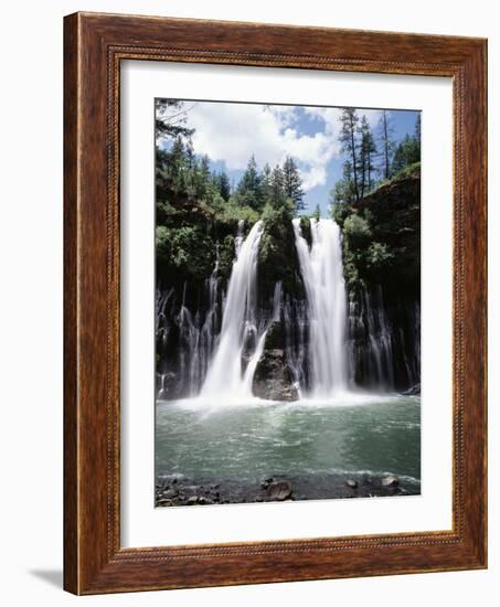 California, Mcarthur–Burney Falls Memorial State Park, Burney Falls-Christopher Talbot Frank-Framed Photographic Print