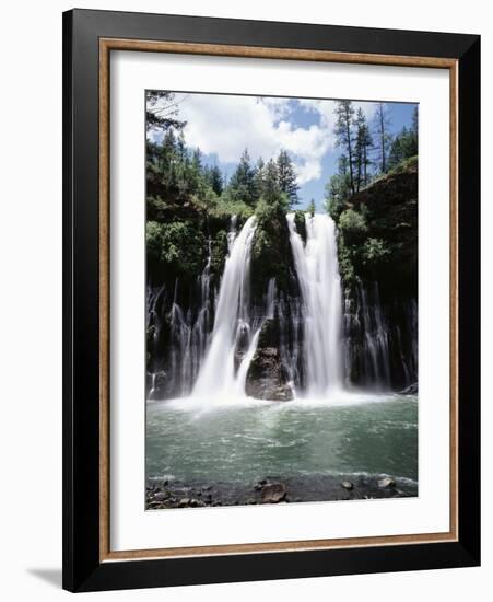 California, Mcarthur–Burney Falls Memorial State Park, Burney Falls-Christopher Talbot Frank-Framed Photographic Print