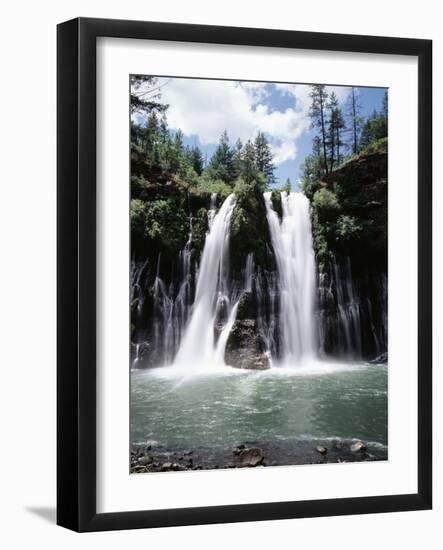 California, Mcarthur–Burney Falls Memorial State Park, Burney Falls-Christopher Talbot Frank-Framed Photographic Print