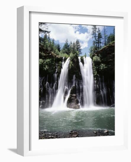 California, Mcarthur–Burney Falls Memorial State Park, Burney Falls-Christopher Talbot Frank-Framed Photographic Print