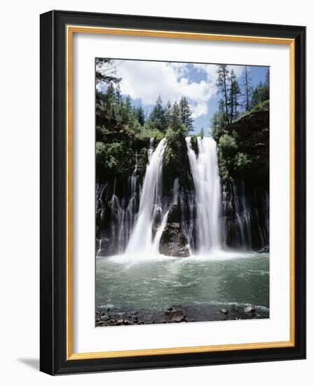 California, Mcarthur–Burney Falls Memorial State Park, Burney Falls-Christopher Talbot Frank-Framed Photographic Print