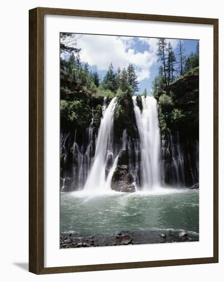 California, Mcarthur–Burney Falls Memorial State Park, Burney Falls-Christopher Talbot Frank-Framed Photographic Print