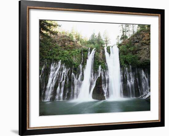 California, Mcarthur–Burney Falls Memorial State Park, Burney Falls-Christopher Talbot Frank-Framed Photographic Print