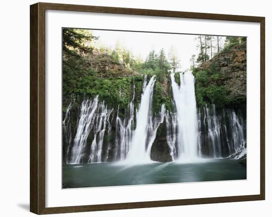 California, Mcarthur–Burney Falls Memorial State Park, Burney Falls-Christopher Talbot Frank-Framed Photographic Print