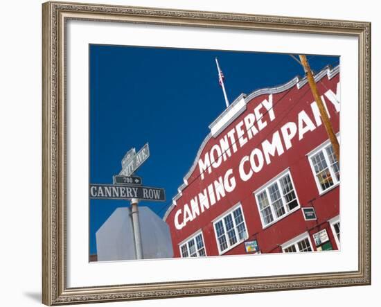 California, Monterey, Cannery Row, USA-Alan Copson-Framed Photographic Print