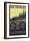 California - Mountain Bike Scene-Lantern Press-Framed Art Print