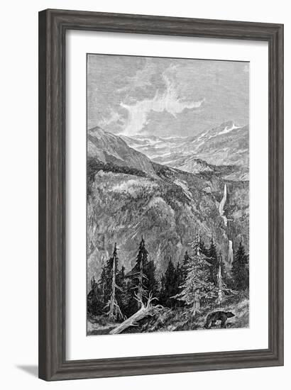 California Mountains, 1888-null-Framed Art Print