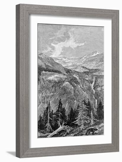 California Mountains, 1888-null-Framed Art Print