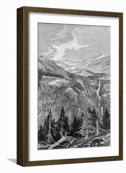 California Mountains, 1888-null-Framed Art Print