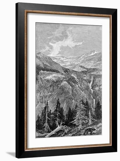 California Mountains, 1888-null-Framed Art Print