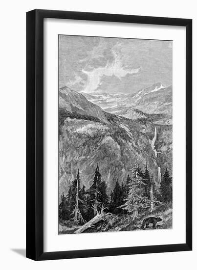 California Mountains, 1888-null-Framed Art Print