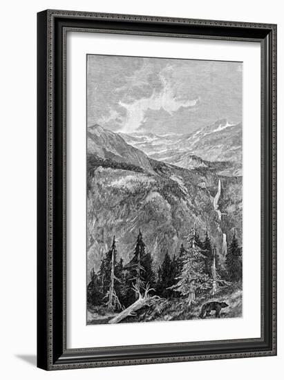 California Mountains, 1888-null-Framed Art Print