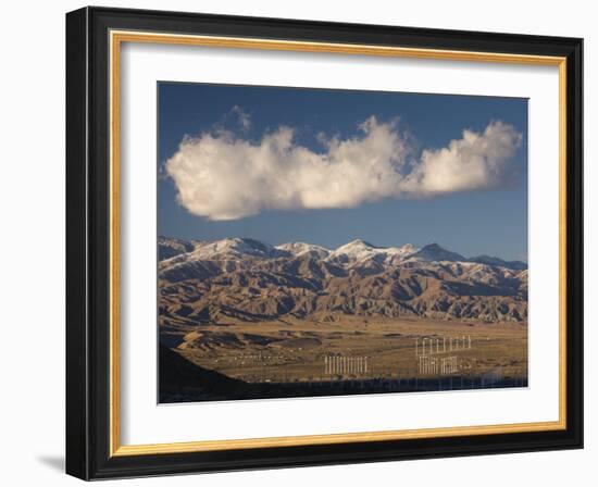 California, Palm Springs, San Bernardino Mountains and Wind Generators, USA-Walter Bibikow-Framed Photographic Print