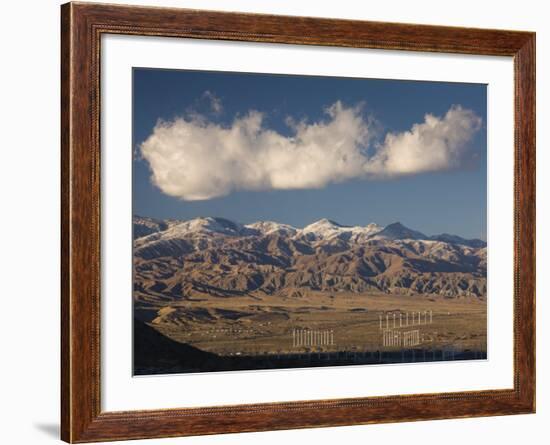 California, Palm Springs, San Bernardino Mountains and Wind Generators, USA-Walter Bibikow-Framed Photographic Print