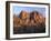 California, Pinnacles National Park, Sunrise Highlights Spires and Crags-John Barger-Framed Photographic Print