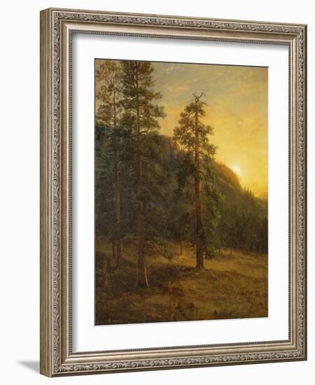 California Redwoods, 1872-Albert Bierstadt-Framed Giclee Print