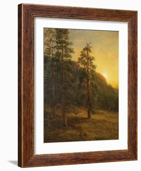 California Redwoods, 1872-Albert Bierstadt-Framed Giclee Print