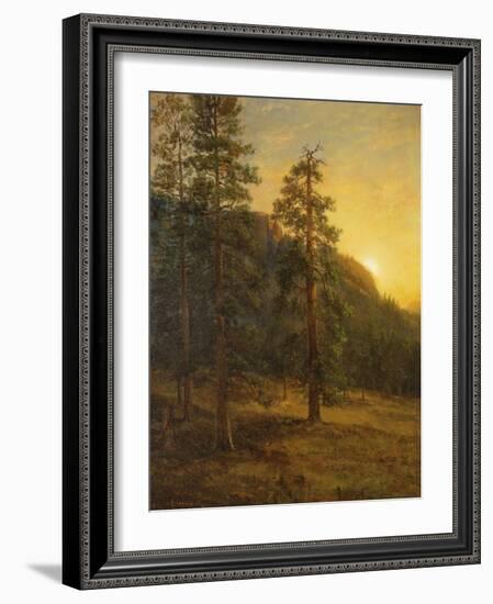 California Redwoods, 1872-Albert Bierstadt-Framed Giclee Print