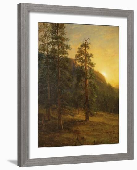 California Redwoods, 1872-Albert Bierstadt-Framed Giclee Print