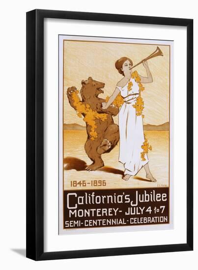 California's Jubilee Poster-Calthea Campbell Vivian-Framed Giclee Print
