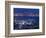 California, San Diego, City and Shelter Island Yacht Basin from Point Loma, Dusk, USA-Walter Bibikow-Framed Photographic Print