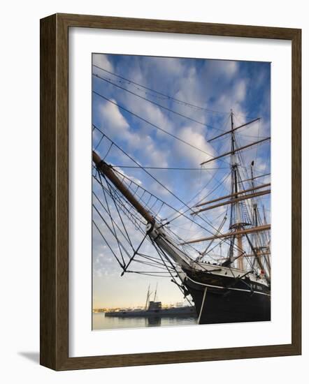 California, San Diego, San Diego Maritime Museum, Star of India and Russian Submarine, USA-Walter Bibikow-Framed Photographic Print