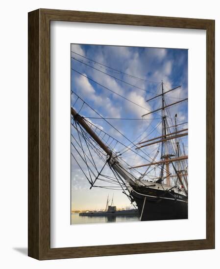 California, San Diego, San Diego Maritime Museum, Star of India and Russian Submarine, USA-Walter Bibikow-Framed Photographic Print