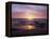 California, San Diego, Sunset Cliffs, Sunset over a Beach and Ocean-Christopher Talbot Frank-Framed Premier Image Canvas