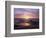 California, San Diego, Sunset Cliffs, Sunset over a Beach and Ocean-Christopher Talbot Frank-Framed Photographic Print