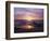 California, San Diego, Sunset Cliffs, Sunset over a Beach and Ocean-Christopher Talbot Frank-Framed Photographic Print