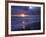 California, San Diego, Sunset Cliffs, Sunset over a Beach and Waves-Christopher Talbot Frank-Framed Photographic Print