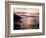 California, San Diego, Sunset Cliffs, Sunset over the Ocean-Christopher Talbot Frank-Framed Photographic Print