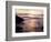 California, San Diego, Sunset Cliffs, Sunset over the Ocean-Christopher Talbot Frank-Framed Photographic Print