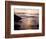 California, San Diego, Sunset Cliffs, Sunset over the Ocean-Christopher Talbot Frank-Framed Photographic Print