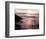 California, San Diego, Sunset Cliffs, Sunset over the Ocean-Christopher Talbot Frank-Framed Photographic Print