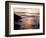 California, San Diego, Sunset Cliffs, Sunset over the Ocean-Christopher Talbot Frank-Framed Photographic Print