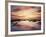 California, San Diego, Sunset Cliffs, Sunset Reflecting in a Tide Pool-Christopher Talbot Frank-Framed Photographic Print