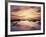 California, San Diego, Sunset Cliffs, Sunset Reflecting in a Tide Pool-Christopher Talbot Frank-Framed Photographic Print