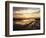 California, San Diego, Sunset Cliffs, Sunset Reflecting in Tide Pools-Christopher Talbot Frank-Framed Photographic Print