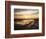 California, San Diego, Sunset Cliffs, Sunset Reflecting in Tide Pools-Christopher Talbot Frank-Framed Photographic Print