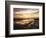 California, San Diego, Sunset Cliffs, Sunset Reflecting in Tide Pools-Christopher Talbot Frank-Framed Photographic Print