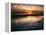 California, San Diego, Sunset Cliffs, Sunset Reflecting in Tide Pools-Christopher Talbot Frank-Framed Premier Image Canvas