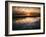 California, San Diego, Sunset Cliffs, Sunset Reflecting in Tide Pools-Christopher Talbot Frank-Framed Photographic Print