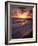 California, San Diego, Sunset Cliffs, Waves Crashing on a Beach-Christopher Talbot Frank-Framed Photographic Print