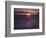 California, San Diego, Sunset Cliffs, Waves on the Ocean at Sunset-Christopher Talbot Frank-Framed Photographic Print