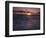California, San Diego, Sunset Cliffs, Waves on the Ocean at Sunset-Christopher Talbot Frank-Framed Photographic Print